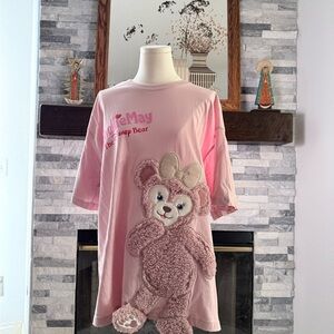 Tokyo Disney Shellie May Pink Spirit Shirt Size M